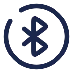 Bluetooth Circle SVG Icon